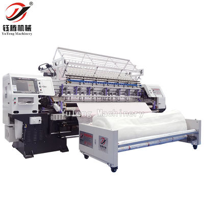 Utilisation de l'usine L'ordinateur Shuttle Lock Stitch Multi Needle Quilting Machine Pour la fabrication de produits de literie de couette