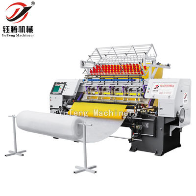 Machine à coudre industrielle informatisée à aiguilles multiples pour vestes avec navette