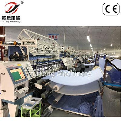 Fermeture de couture machine automatique de couverture avec multi-aiguille maison textile tissu couverture