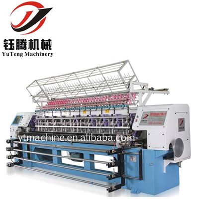 Machine à coudre à plusieurs aiguilles informatisée pour la couture de navettes
