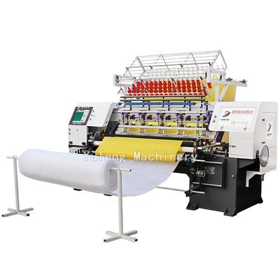 Machine de couverture industrielle informatisée à tête unique pour la fabrication de textiles domestiques