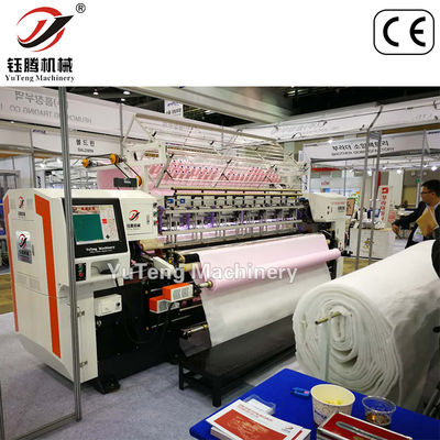 Machine de couverture industrielle informatisée à tête unique pour la fabrication de textiles domestiques