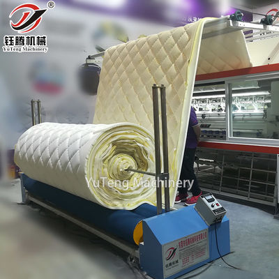 Machine à rouleaux de tissus à 60 Hz pour le cuir en tissu mousseux avec une largeur de remontage inférieure à 2500 mm