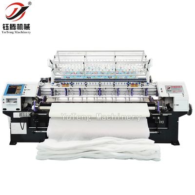 Utilisation de l'usine L'ordinateur Shuttle Lock Stitch Multi Needle Quilting Machine Pour la fabrication de produits de literie de couette