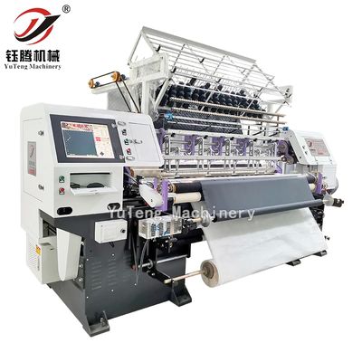 Machine de couverture à navettes à multiples aiguilles informatisée à grande vitesse pour la fabrication de couvertures de lit