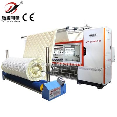 Machine à quilter informatisée haute vitesse 1200 tr/min avec largeur de travail de 2450 mm et coupe-fil automatique