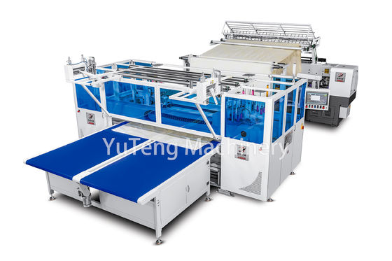 Machine à coudre et à couper à quatre côtés informatisée à grande vitesse