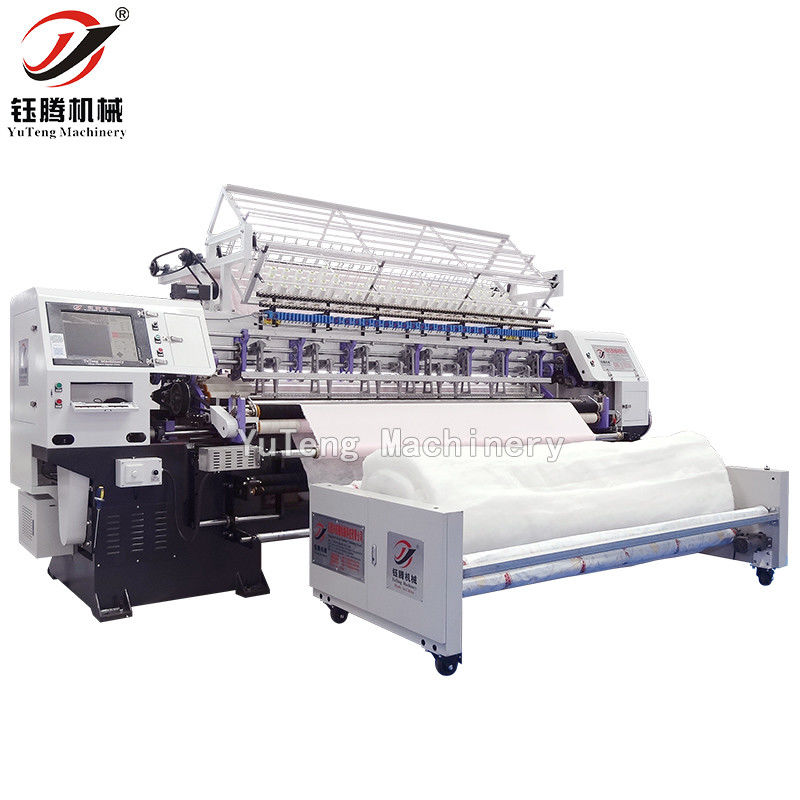 Utilisation de l'usine L'ordinateur Shuttle Lock Stitch Multi Needle Quilting Machine Pour la fabrication de produits de literie de couette