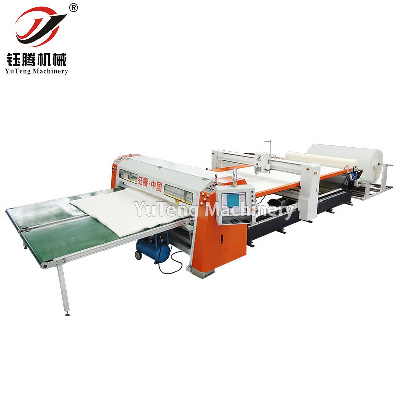Machine à matelasser industrielle à haute vitesse 3000 tr/min, à alimentation continue automatique, à aiguille unique, pour tissu de matelas, avec une épaisseur de couture maximale de 80 mm